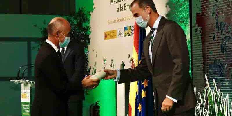 El rey Felipe VI ha entregado las distinciones de los Premios Europeos del Medio ambiente