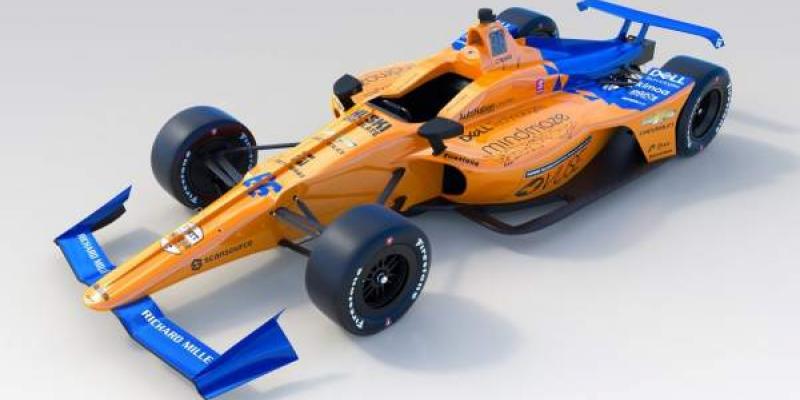 Te mostramos cómo es el coche con el que Alonso correrá las 500 millas. Fernando Alonso Indianápolis