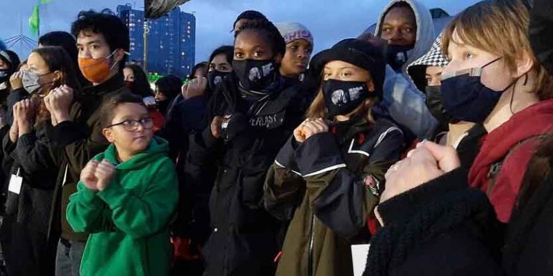 Francisco Vera ha estado presente en la COP26 y ha conocido a Greta Thunberg