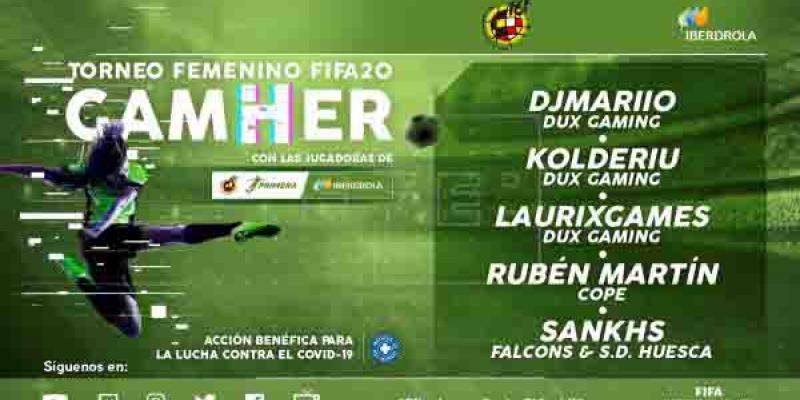 GamHER, primer torneo benéfico de FIFA20 con promoción del fútbol femenino