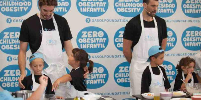 La Gasol Foundation trata de prevenir la obesidad infantil 