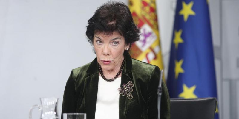 La ministra Portavoz, y de Educación y Formación Profesional en funciones, Isabel Celaá, en una imagen de archivo.