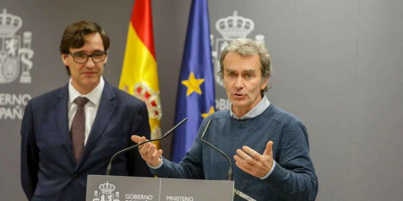Salvador Illa y Fernando Simón / Vozpopuli Illa y Simón, principales culpables según el segundo informe forense del 8M