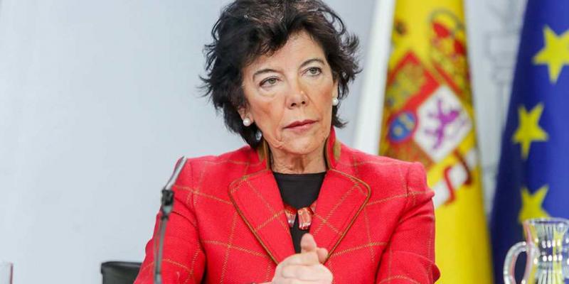 La ministra de Educación, Isabel Celaá. EUROPA PRESS