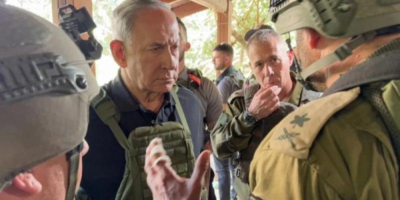 Una imagen del primer ministro israelí Benjamin Netanyahu 