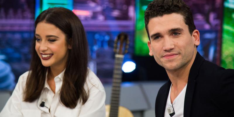 Dos de los actores del momentos, Jaime Lorente y María Pedraza, acudieron ayer a 'El Hormiguero'. Jaime Lorente Maria Pedraza