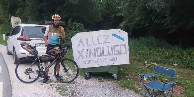Javier García / Nius Diario Javier García recorrerá 4 500 kilómetros en las dos próximas semanas