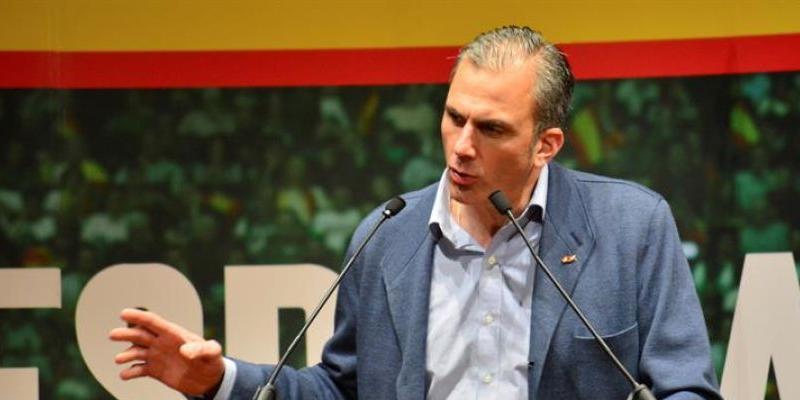 Javier Ortega Smith en un mitin de Vox / EFE Javier Ortega Smith da positivo en coronavirus