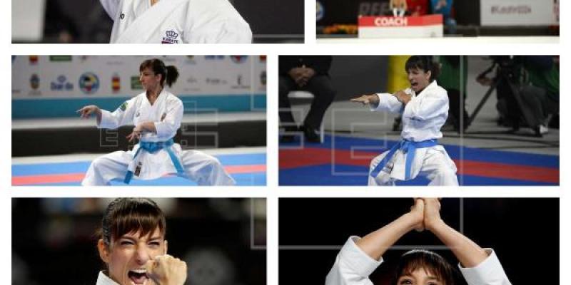 La karateka Sandra Sánchez se cuelga el oro en el Premier League de Shangai Karateka Sánchez