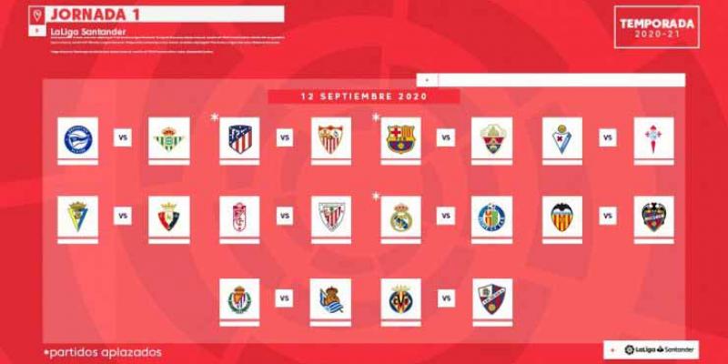 LaLiga Santander comenzará el 12 de septiembre