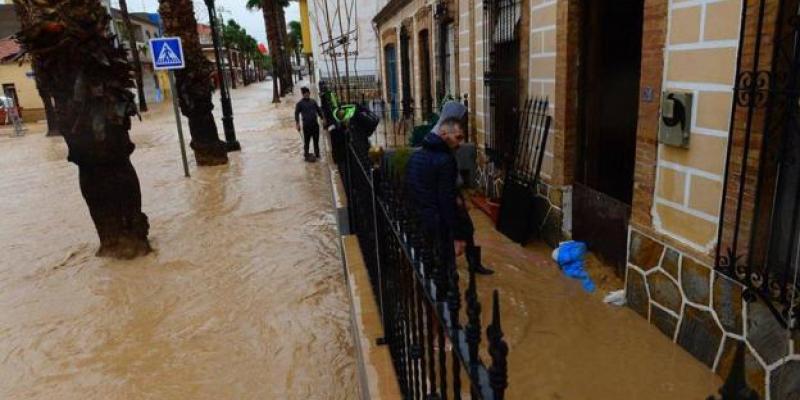 Los Alcázares, inundado. Los Alcázares