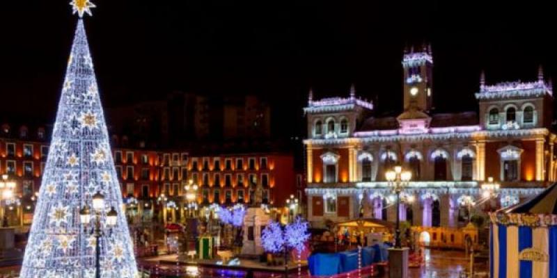 Luces de Navidad en la Puerta del sol de Madrid 