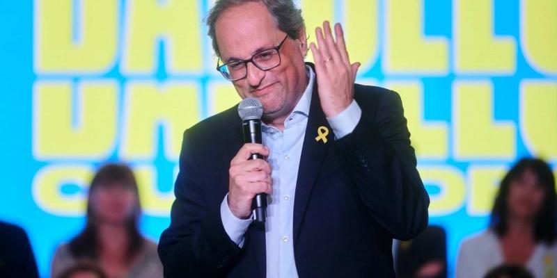 El abogado de Torra argumenta que la JEC incurre en una “confusión interesada entre los conceptos de inelegibilidad e incompatibilidad”. Foto: JxC.