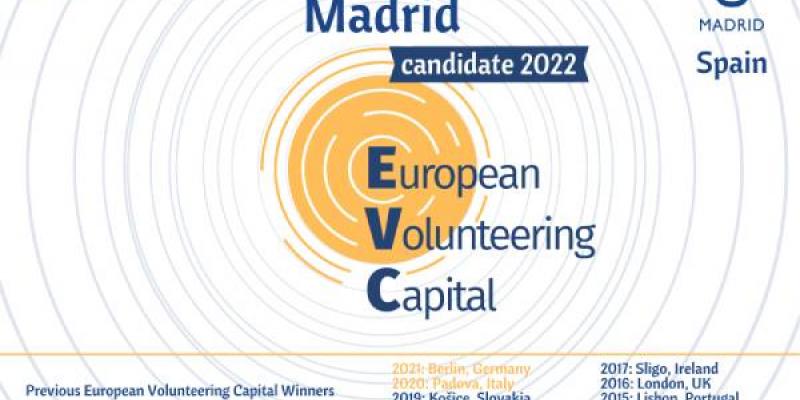 Madrid Capital Europea del Voluntariado / Ayuntamiento de Madrid Madrid se postula a Capital Europea del Voluntariado en 2022