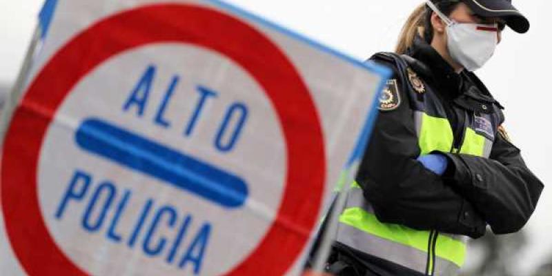 La policía tiene controles en Madrid ante el estado de alarma 