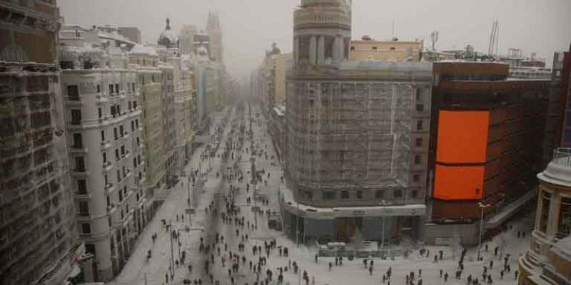 Madrid recibirá una ola de frío tras el temporal Filomena