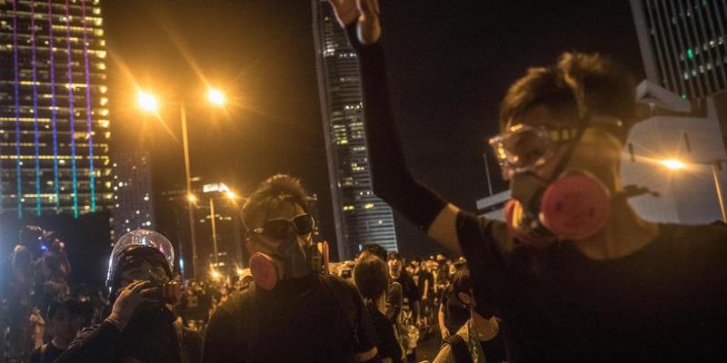 Manifestación Hong Kong