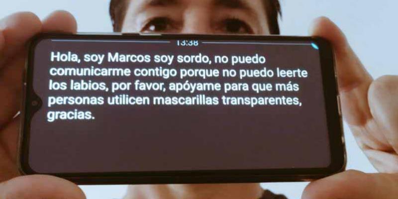 Marcos Lechet / Servimedia Marcos Lechet lucha por la accesibilidad en la comunicación