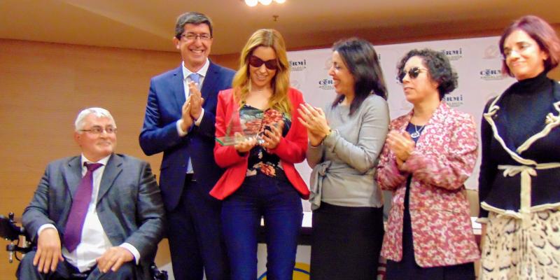 El acto ha contado con la participación de  la presidenta del Parlamento andaluz, Marta Bosquet, el vicepresidente de la Junta, Juan Marín, el presidente del CERMI Andalucía, Antonio Hermoso, y la directora ejecutiva del CERMI Estatal, Pilar Villarino.