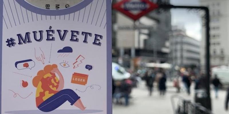 Imagen de uno de los folletos de Metro de Madrid de la campaña 'Muévete' dedicada a concienciar a la población contra el acoso escolar. - EUROPA PRESS Imagen de uno de los folletos de Metro de Madrid de la campaña 'Muévete' dedicada a concienciar a la población contra el acoso escolar. - EUROPA PRESS