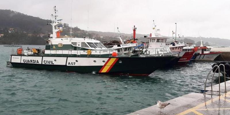 Vista general del puerto del Aldán, en el municipio pontevedrés de Cangas de Morrazo. EFE Narcosubmarino