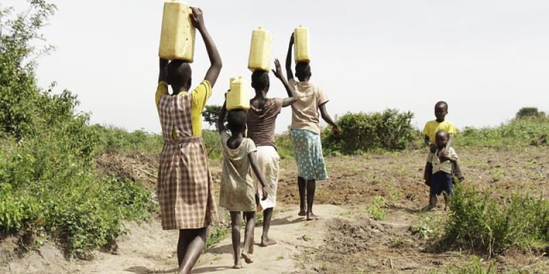 Niños africanos, los más afectados por el cambio climático