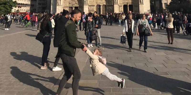 Notre Dame foto viral