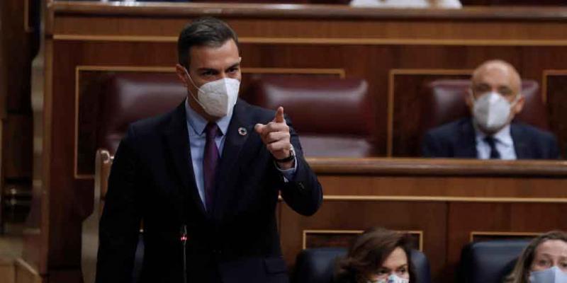 Pedro Sánchez / El Heraldo de Aragón Pedro Sánchez reta a Casado a presentar una moción de censura