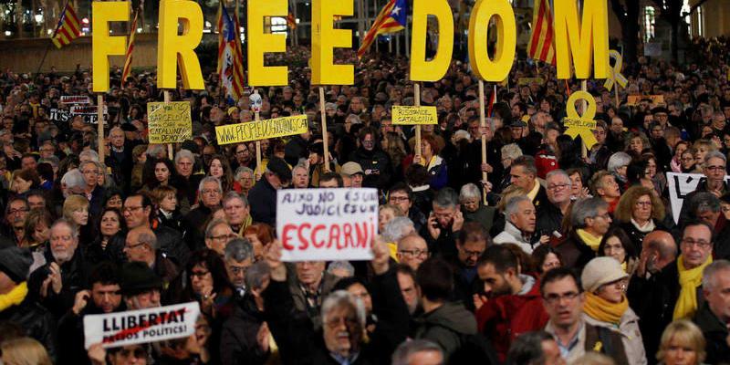 Procés Barcelona manifestación