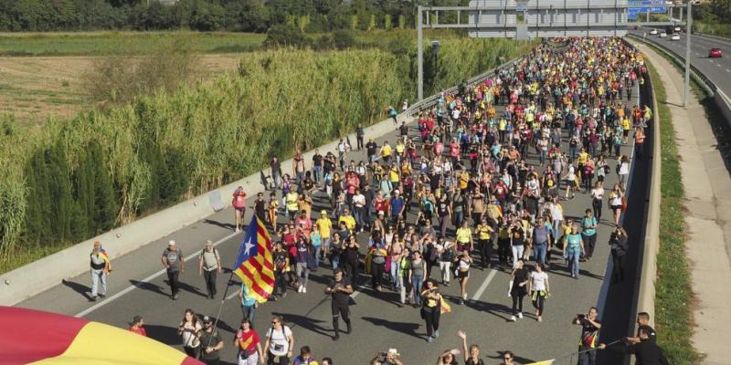 Huelga General. Protestas Cataluña