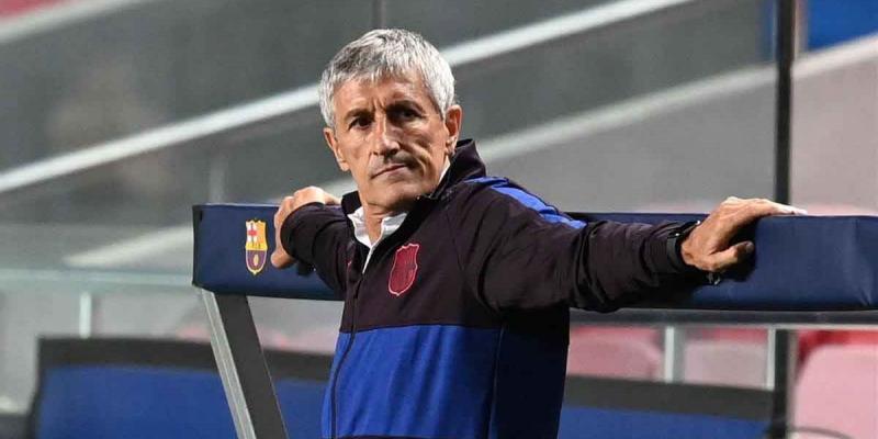 Quique Setién ante sus últimas horas en Barcelona