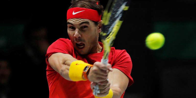 Rafa Nadal disputa el segundo partido de la final. Rafa Nadal Copa Davis