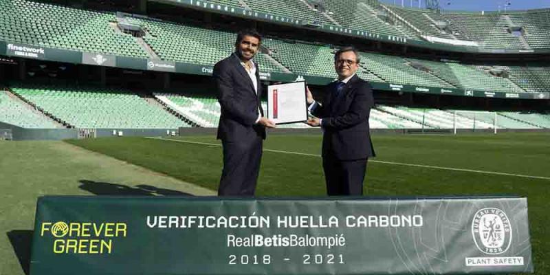 El Real Betis es el primer club en medir su huella de carbono