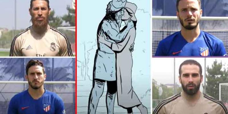Real Madrid / republica.com El Real Madrid y el Atleti se unen Juntos x Madrid
