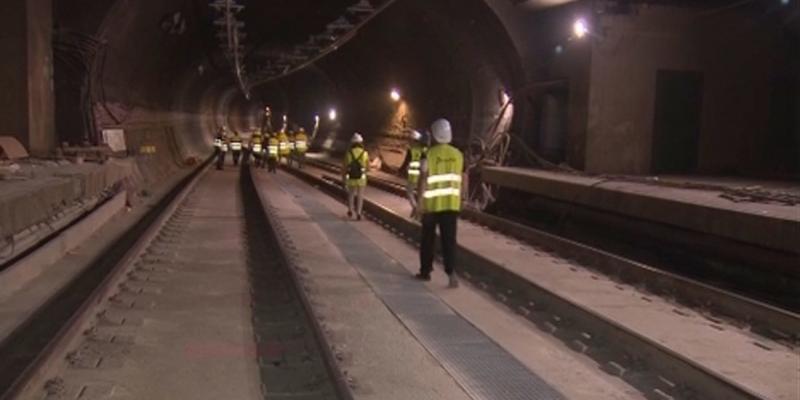 El túnel de Recoletos durante las obras de reforma. Recoletos