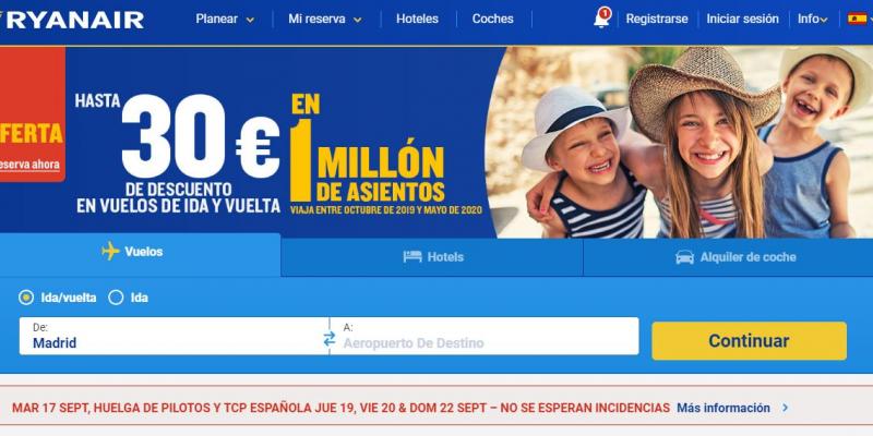 Ryanair rebaja vuelos precios