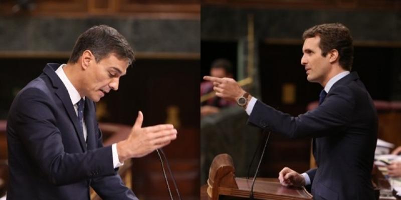 Sanchez y Casado dan las primeras pistas de cómo serán las listas electorales para las generales del 28-A Sanchez y Casado