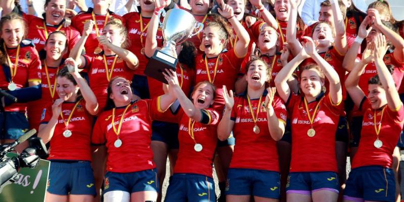 Selección Española de Rugby XV, campeonas de Europa Selección Española de Rugby XV, campeonas de Europa