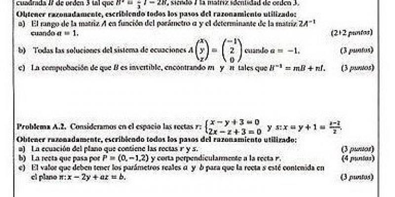 Selectividad-Valencia-Matemáticas