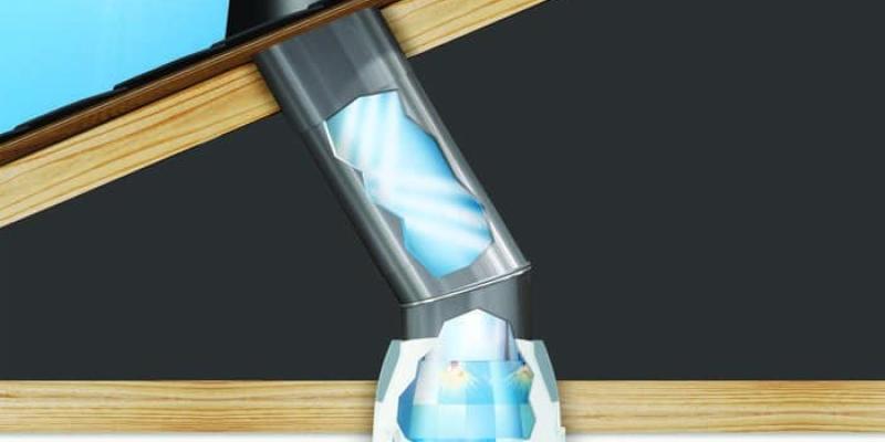 Imagen de cómo funciona Solatube - EcoInventos Así es Solatube