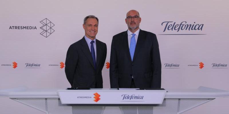 Telefónica y Atresmedia crearán una compañía para producir contenidos de ficción en todo el mundo.
Telefónica Atresmedia