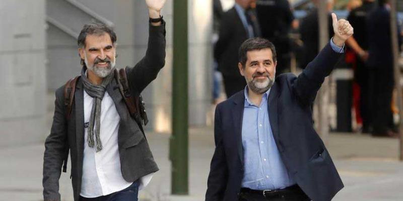Tribunal Constitucional / ElDiario.es Los Jordis ven confirmada su pena de cárcel por el Tribunal Constitucional