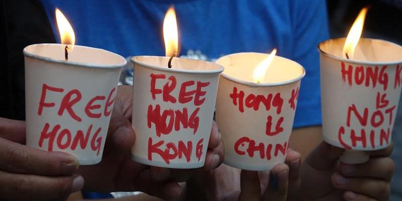 Vigilia Macao en favor de las protestas de Hong Kong