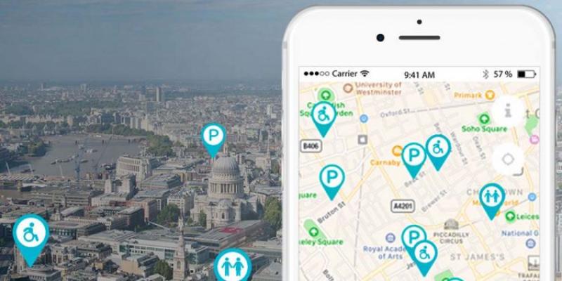 WheelMate, la app para encontrar aseos y aparcamientos accesibles
