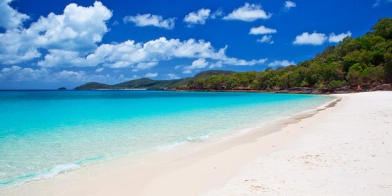Whitehaven Beach en Australia elegida como la playa más linda de 2021. Foto: Shutterstock.