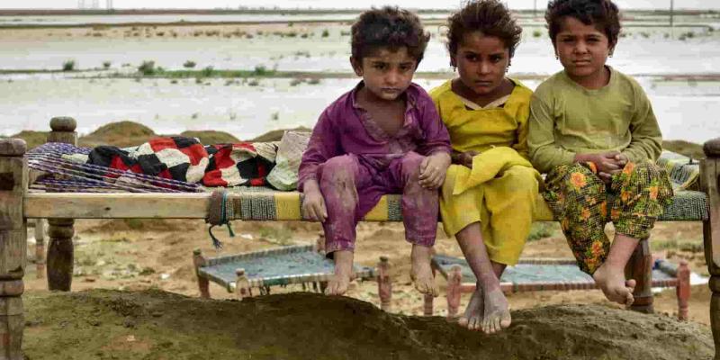 Imagen de unos niños/El País El número de niños afectados por la guerra crece