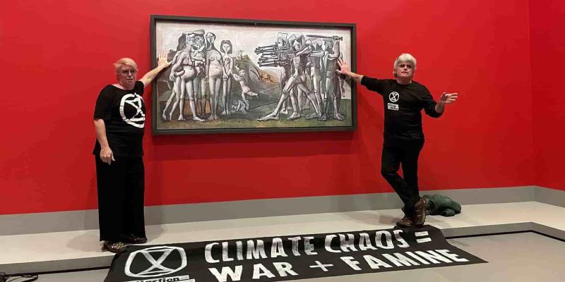 El activismo climático se ceba con los museos