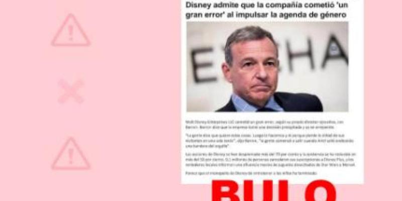 Imagen del bulo de Disney/La Vanguardia Disney y el bulo sobre la agenda de género