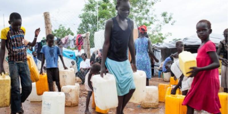 Agua potable para campos de refugiados con IA
