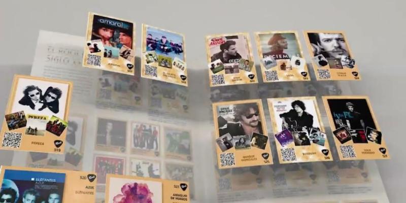 Así es por dentro este nuevo álbum de cromos de canciones - RockSesion El nuevo álbum de cromos de canciones